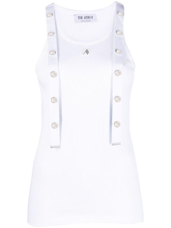 24SS 디 아티코 민소매 티셔츠 241WCT229 J038001 WHITE