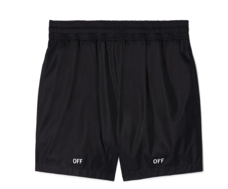 오프화이트 스윔팬츠 OMFD011C99 FAB0011001 BLACK - OFF WHITE