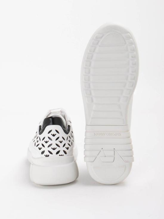  엠포리오 아르마니 스니커즈 X3X219XR157C695 White - EMPORIO ARMANI
