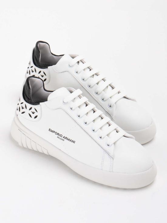  엠포리오 아르마니 스니커즈 X3X219XR157C695 White - EMPORIO ARMANI