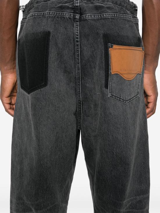  메종 미하라 야스히로 데님 팬츠 J13PT122 BLACK Black - MAISON MIHARA YASUHIRO