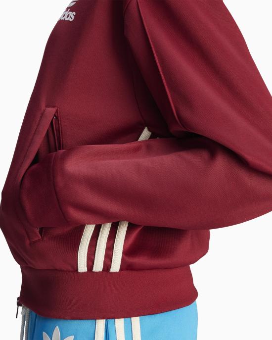 24FW 아디다스 후드 티셔츠 JJ2933 BURGUNDY Purple - ADIDAS