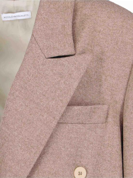  니콜로 파스콸레티 코트 J031WOFLBEIGEMELANGE Beige - NICCOLÒ PASQUALETTI