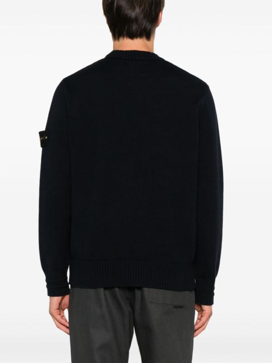 24FW 스톤 아일랜드 스웨터 8115506A2 V0020 Blue - STONE ISLAND