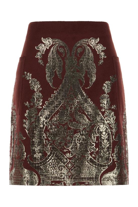  에트로 미디 스커트 WRFA0084AK523 M5039 MARRONE ACCIAIO