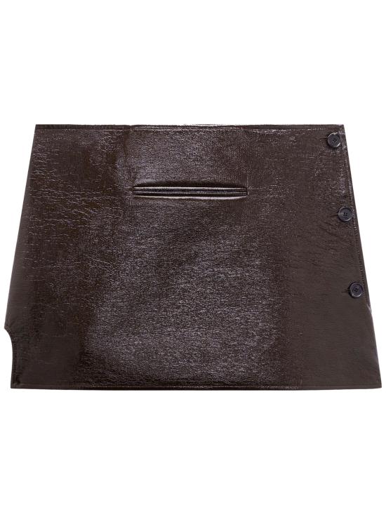  쿠레쥬 숏 스커트 424CJU204VY0014 1983 CHOCOLATE