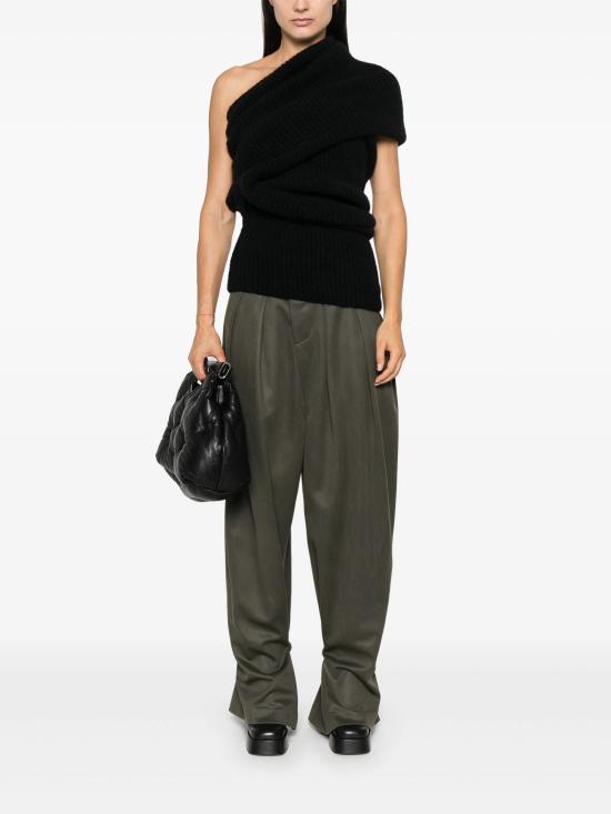 24FW 릭 오웬스 스웨터 RO02D3673KHWP 09 BLACK - RICK OWENS