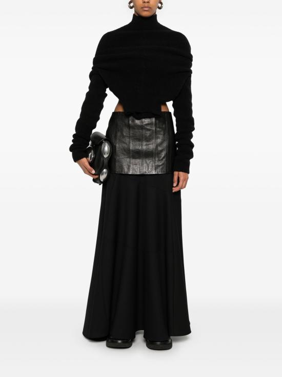 24FW 릭 오웬스 스웨터 RO02D3676KWPL 09 BLACK - RICK OWENS