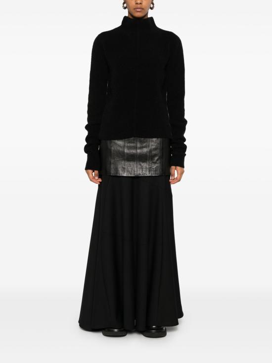 24FW 릭 오웬스 스웨터 RO02D3676KWPL 09 BLACK - RICK OWENS