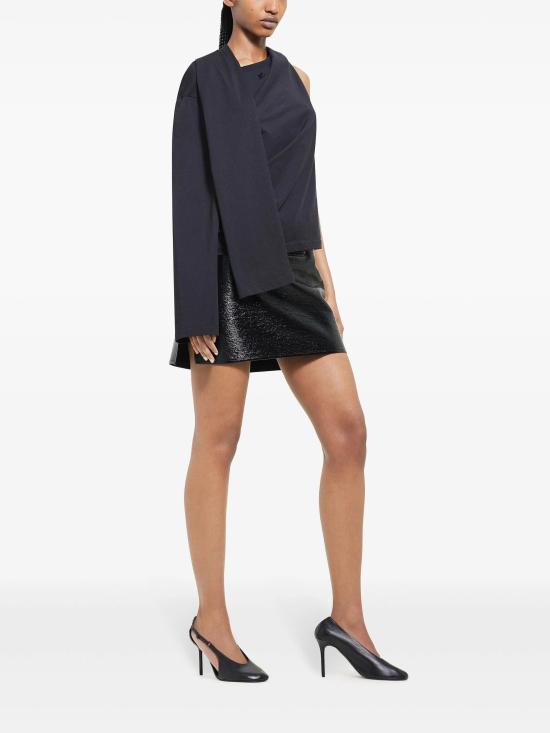 24FW 쿠레쥬 숏 스커트 424CJU204VY0014 9999 BLACK - COURREGES