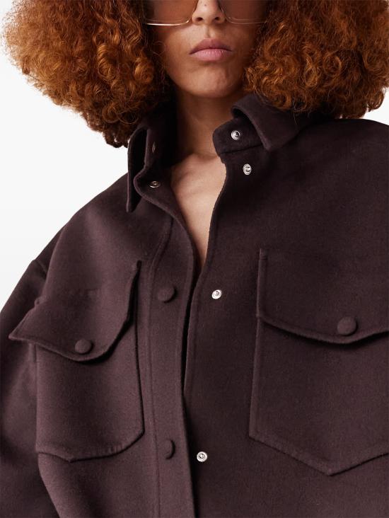 24FW 스텔라 맥카트니 가디건 660098SPB05 2105 CHOCOLATE - STELLA MCCARTNEY