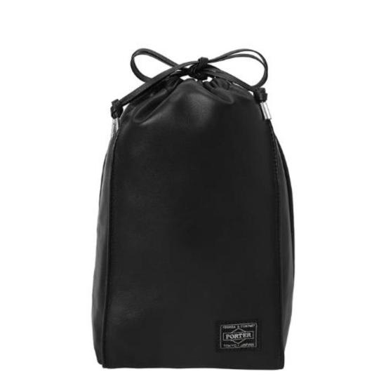  포터 가방 요시다앤코 삭 파우치 블랙 - PORTER
