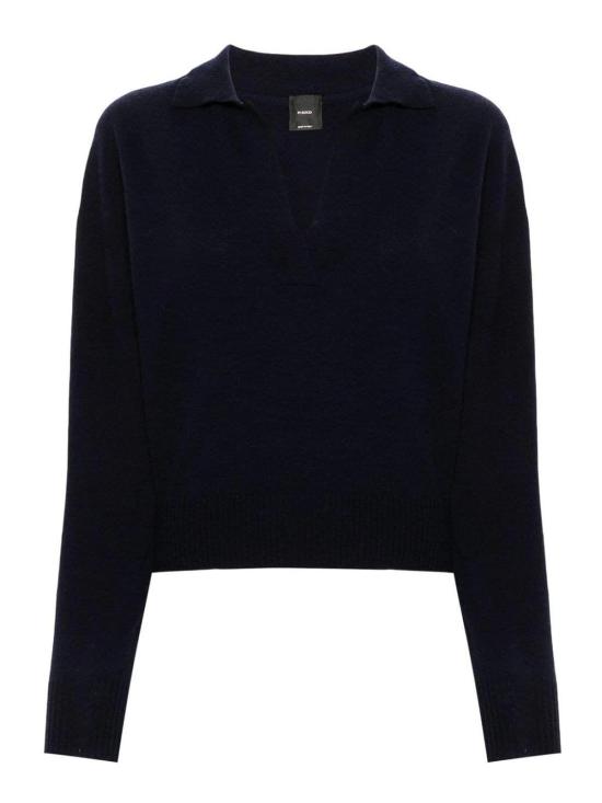 25FW 핑코 긴팔 티셔츠 104050A22UG03 Blue