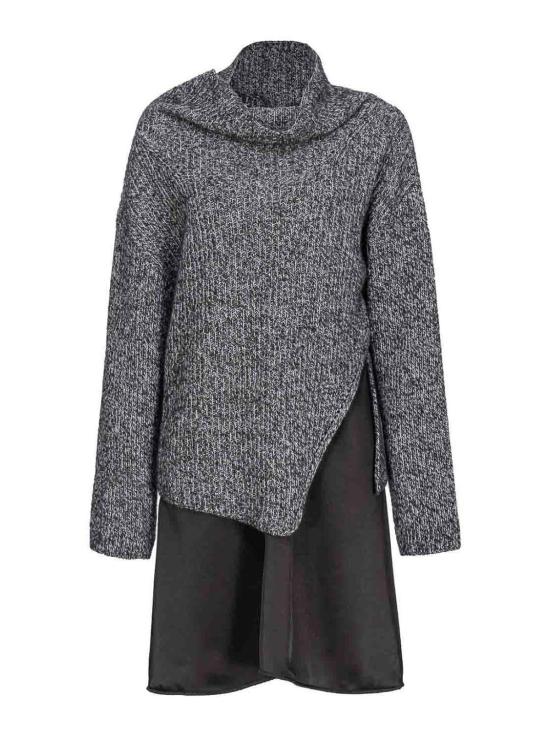 25FW 핑코 미디 스커트 104116A247KZZ Black