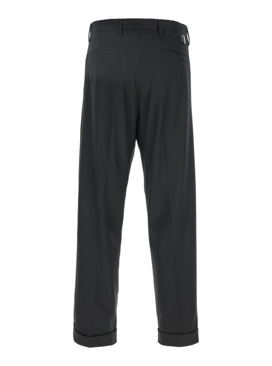 24FW 로우브랜드 스트레이트 팬츠 L1PFW24256804D001 Black - LOW BRAND