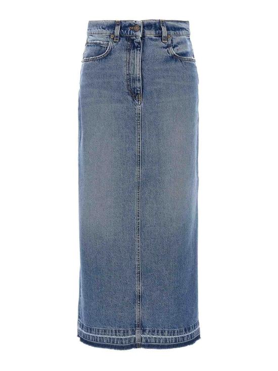  포르텔라 데님 스커트 WJORGY00902D420 Light Blue
