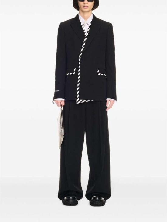  오프화이트 스트레이트 팬츠 OMCA24BF24FAB0021010 Black - OFF WHITE