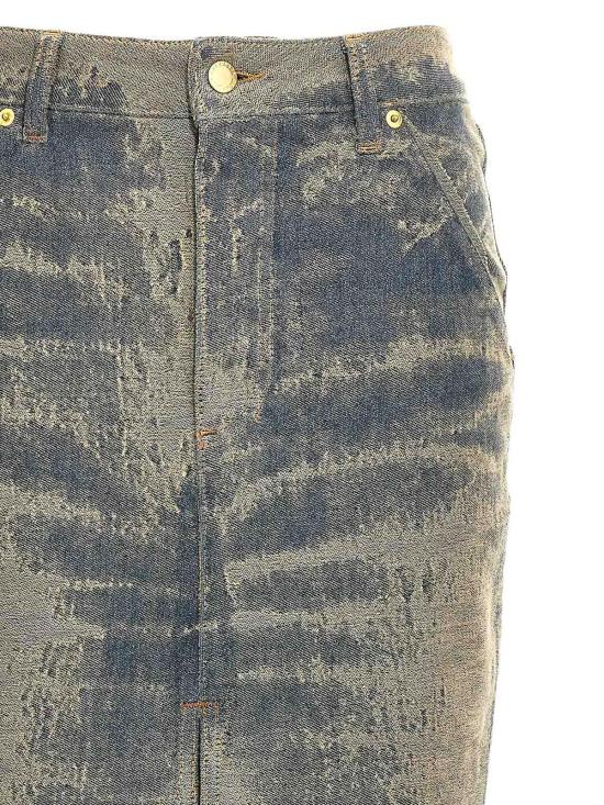  다크파크 데님 스커트 WSK02DBL08W079W079 Blue - DARKPARK