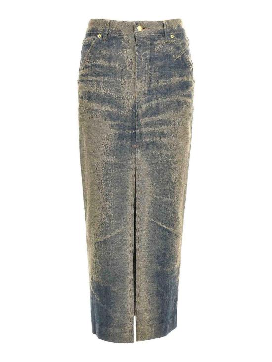  다크파크 데님 스커트 WSK02DBL08W079W079 Blue