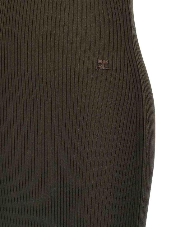 25FW 쿠레쥬 롱 원피스 324MRO469FI00011093 Brown - COURREGES