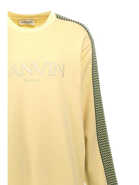 랑방 긴팔 티셔츠 RMSS0004J212A24514 Yellow - LANVIN