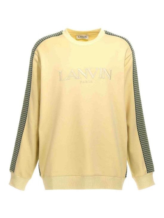  랑방 긴팔 티셔츠 RMSS0004J212A24514 Yellow