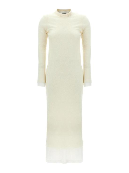  질샌더 롱 원피스 J02FV0103JTN367106 White