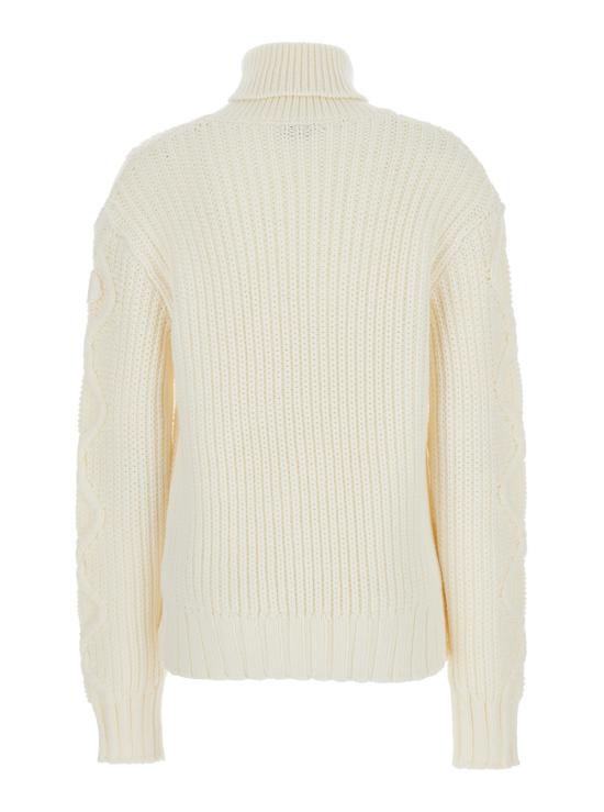 24FW 몽클레어 울 터틀넥 스웨터 9F00022M1172034 White - MONCLER