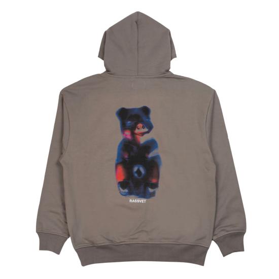  라스벳 후드 티셔츠 PACC15T024 1 DARK GREY - RASSVET