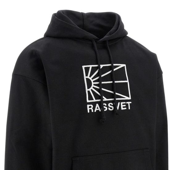  라스벳 후드 티셔츠 PACC15T022 1 BLACK - RASSVET