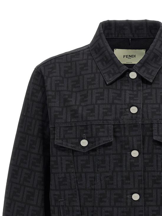 25FW 펜디 자켓 FLF799AT1BF0GME Black - FENDI