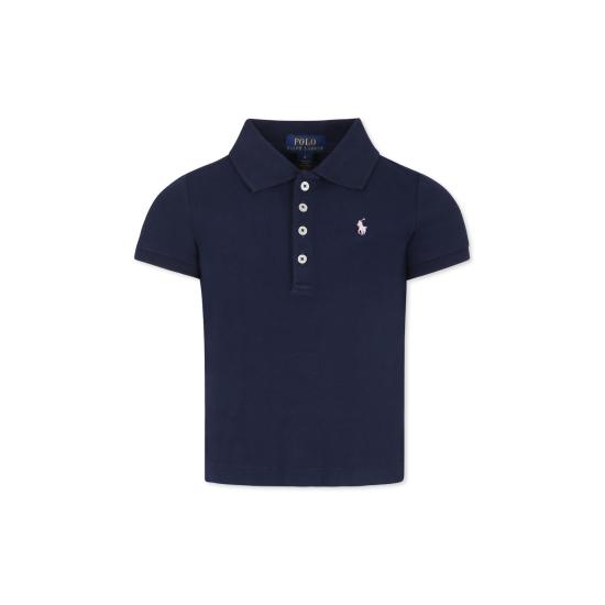 25FW [키즈] 랄프 로렌 폴로 셔츠 573242008 REFINED NAVY BLUE