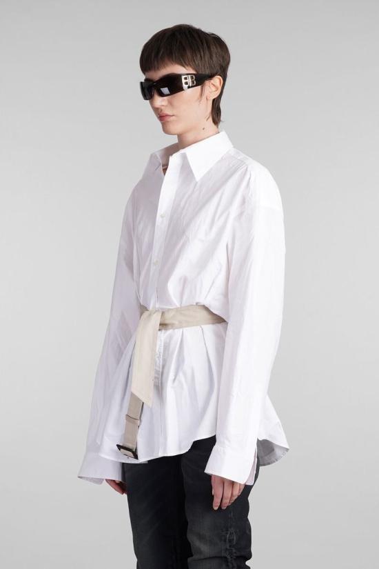 24FW 발렌시아가 블라우스 409494 809066TNM60 WHITE - BALENCIAGA