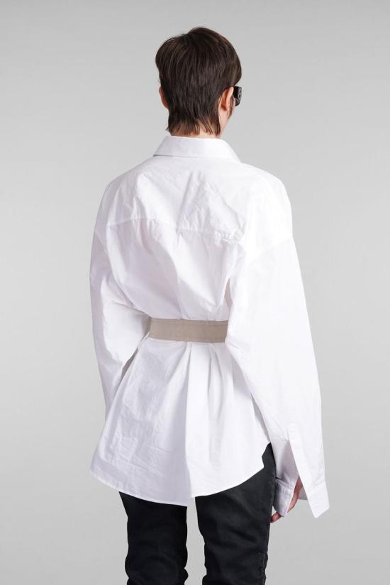 24FW 발렌시아가 블라우스 409494 809066TNM60 WHITE - BALENCIAGA