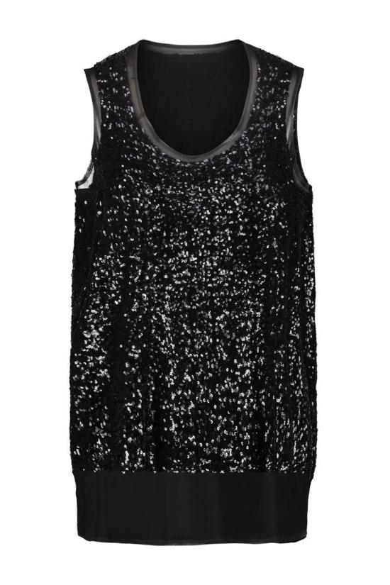 24FW 꼼데가르송 민소매 티셔츠 GN B019 Black
