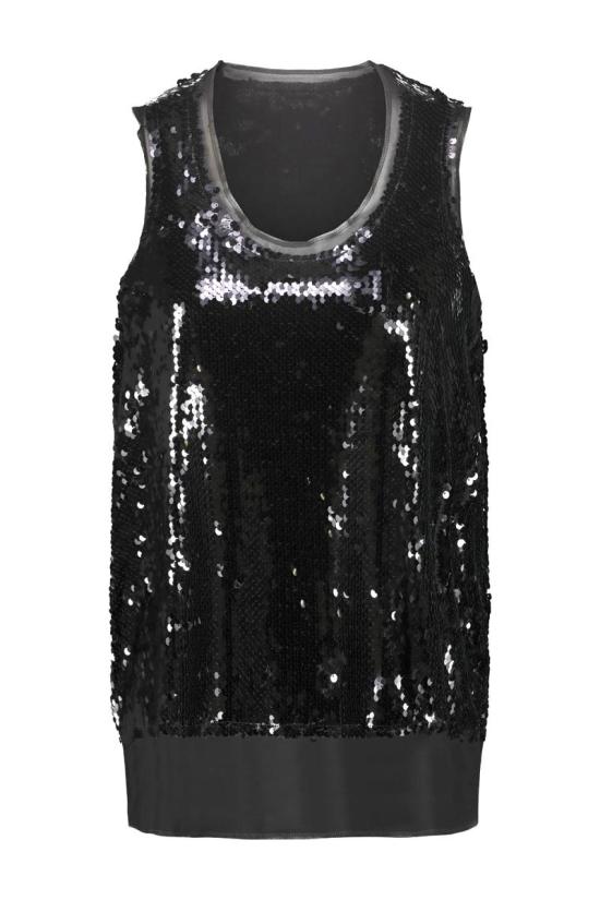 24FW 꼼데가르송 민소매 티셔츠 GN B020 Black