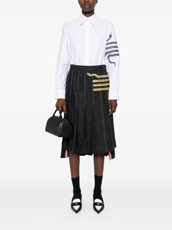 25SS 톰브라운 스커트 FLL162EE1187 100 WHITE - THOM BROWNE