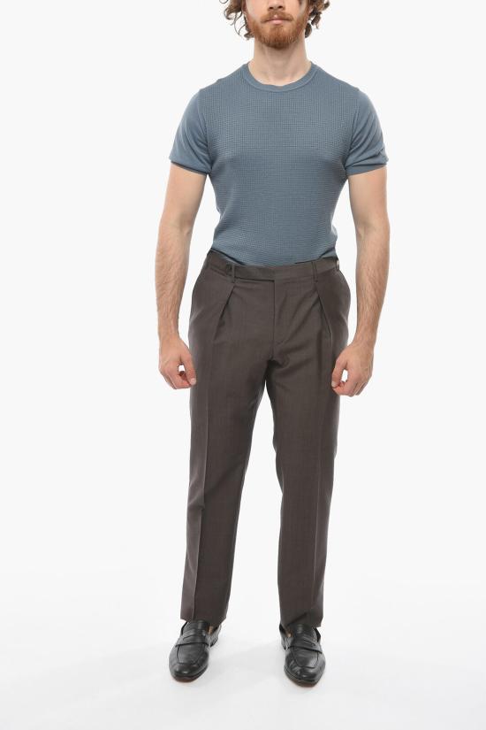  꼬르넬리아니 수트 팬츠 834259 9114130 030 Brown - CORNELIANI