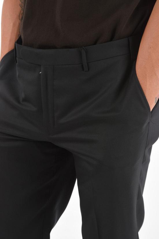  꼬르넬리아니 스트레이트 팬츠 775Z2ZH6138233 020 Black - CORNELIANI