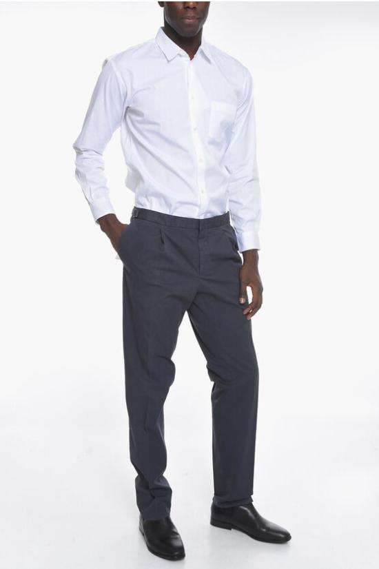  꼬르넬리아니 치노 팬츠 834EV3 9120201 001 Blue - CORNELIANI