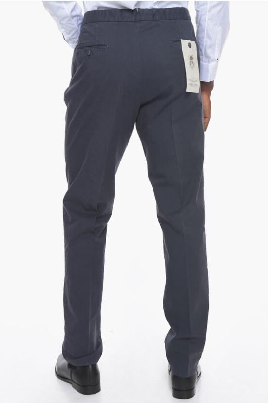  꼬르넬리아니 치노 팬츠 834EV3 9120201 001 Blue - CORNELIANI