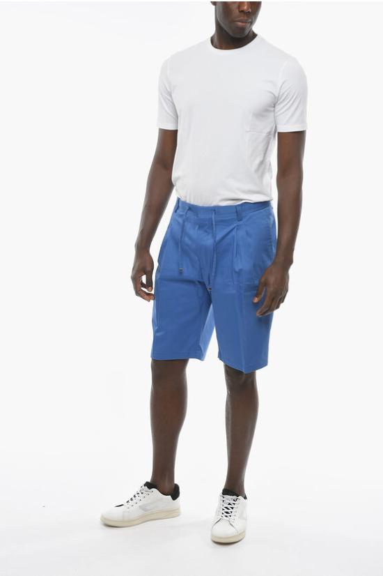  꼬르넬리아니 숏팬츠 834514 7284501 008 Light blue - CORNELIANI