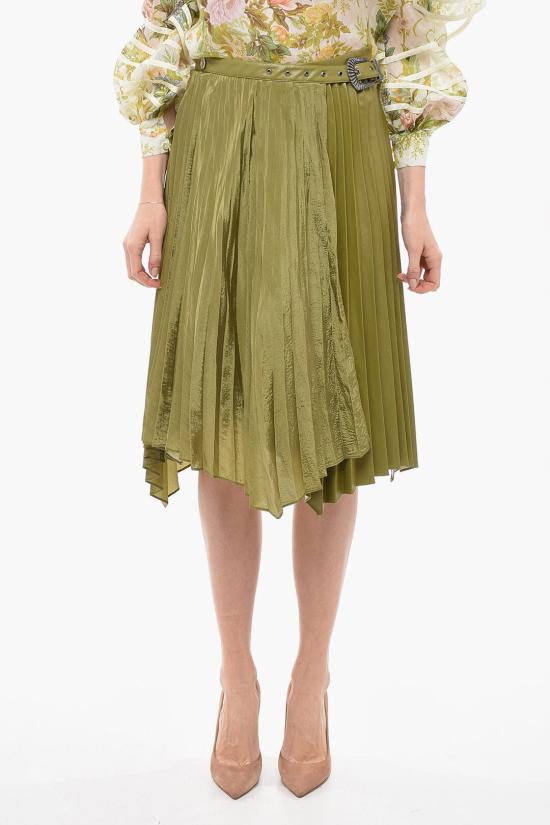  앤더슨벨 미디 스커트 APA602WPL KHAKI Green