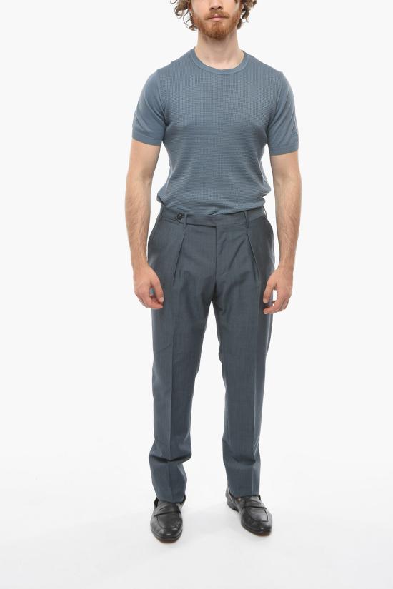  꼬르넬리아니 수트 팬츠 834259 9114130 009 Blue - CORNELIANI