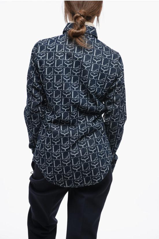  루도빅 드 생 세르넹 데님 자켓 AW23SH003UDN002 INDIGO MONOGRAM Blue - LUDOVIC DE SAINT SERNIN