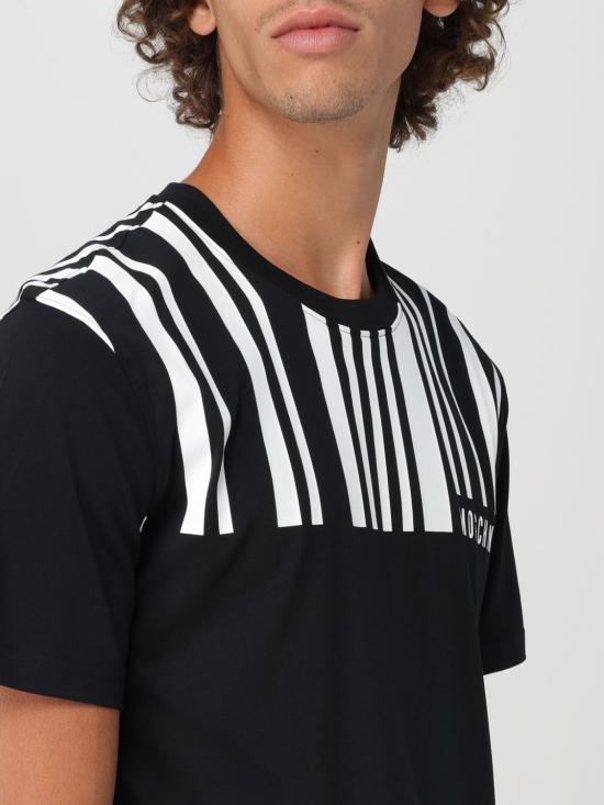 25FW 모스키노 반팔 티셔츠 07125241 1555 Black - MOSCHINO