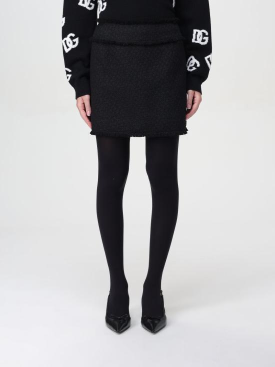 24FW 돌체앤가바나 숏 스커트 F4CR5TGDCLW N0000 Black