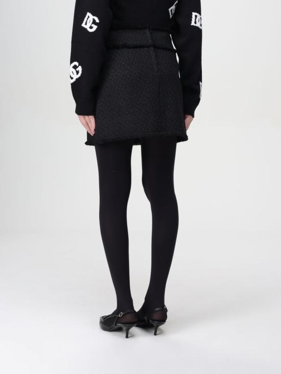 24FW 돌체앤가바나 숏 스커트 F4CR5TGDCLW N0000 Black - DOLCE & GABBANA