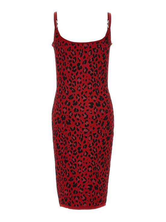  베르사체 롱 스커트 10113961A122361RB30 Red - VERSACE