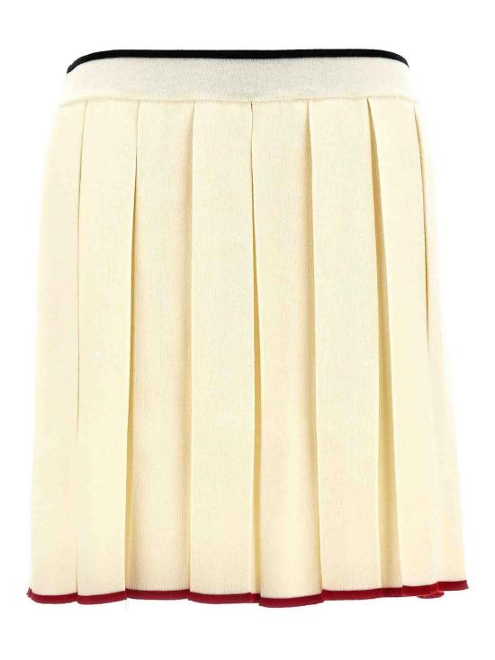 25FW 톰브라운 숏 스커트 FKK132BY1037100 White